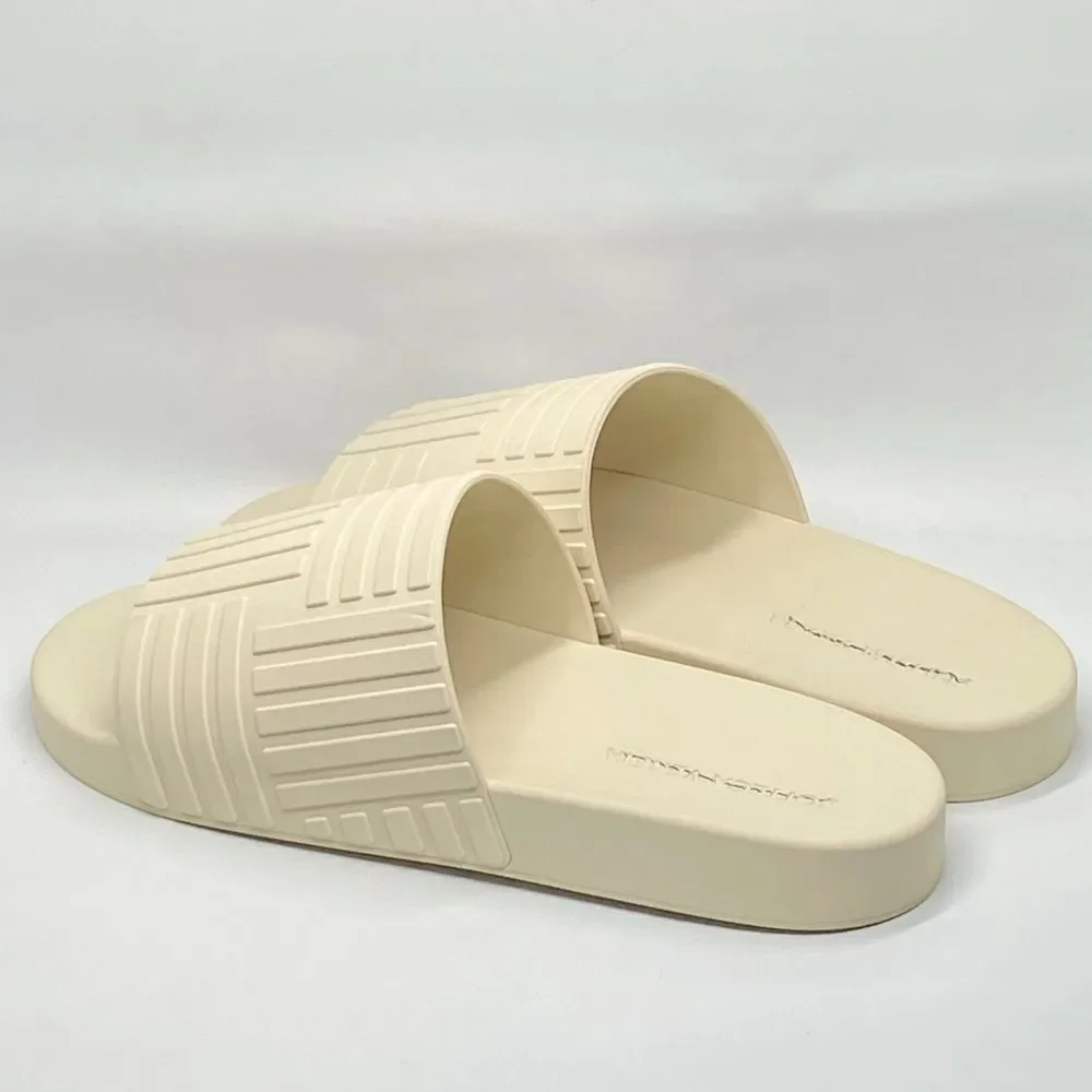 Bottega Veneta Rubber Slide Sandals size 46/us size 13
